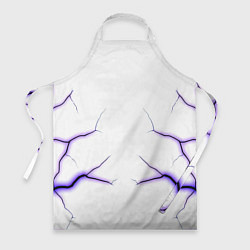 Фартук кулинарный Color white purple, цвет: 3D-принт
