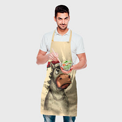 Фартук кулинарный Задумчивая лошадь, цвет: 3D-принт — фото 2