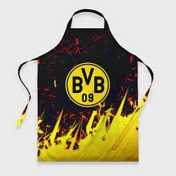 Фартук кулинарный Borussia краски соты, цвет: 3D-принт