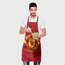 Фартук кулинарный Manchester United, цвет: 3D-принт — фото 2