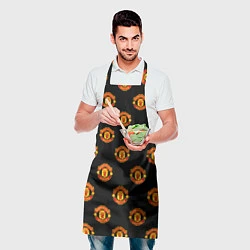 Фартук кулинарный Manchester United Pattern, цвет: 3D-принт — фото 2