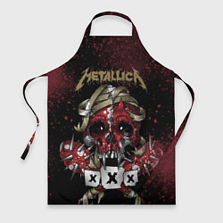 Фартук кулинарный Metallica: XXX, цвет: 3D-принт