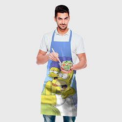 Фартук кулинарный Гомер и Мардж, цвет: 3D-принт — фото 2