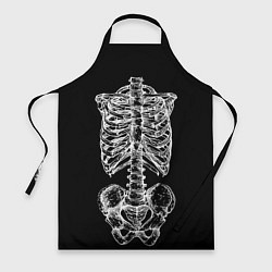 Фартук кулинарный Скелет, цвет: 3D-принт