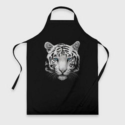 Фартук кулинарный Голова белого тигра, цвет: 3D-принт