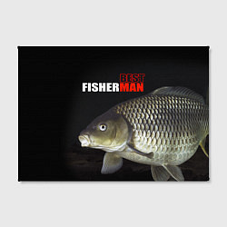 Холст прямоугольный The best fisherman, цвет: 3D-принт — фото 2