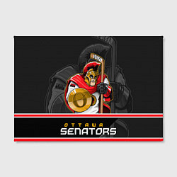 Холст прямоугольный Ottawa Senators, цвет: 3D-принт — фото 2