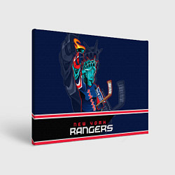 Холст прямоугольный New York Rangers, цвет: 3D-принт