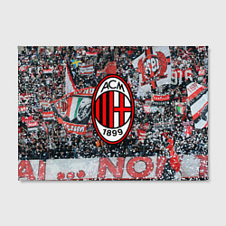 Холст прямоугольный Milan FC, цвет: 3D-принт — фото 2