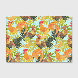 Холст прямоугольный Год петуха 2017, цвет: 3D-принт — фото 2