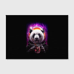 Холст прямоугольный Panda Cosmonaut, цвет: 3D-принт — фото 2