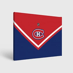 Холст прямоугольный NHL: Montreal Canadiens, цвет: 3D-принт