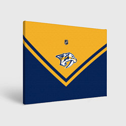 Холст прямоугольный NHL: Nashville Predators, цвет: 3D-принт