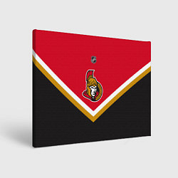 Холст прямоугольный NHL: Ottawa Senators, цвет: 3D-принт