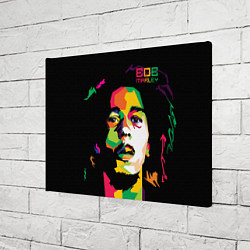 Холст прямоугольный Боб Марли: фан-арт, цвет: 3D-принт — фото 2
