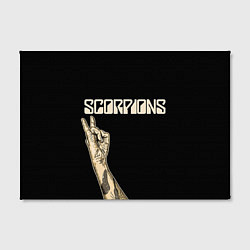Холст прямоугольный Scorpions Rock, цвет: 3D-принт — фото 2