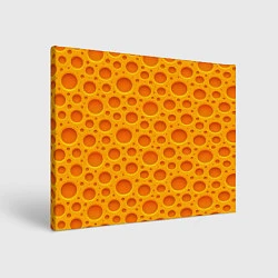 Холст прямоугольный Сыр, цвет: 3D-принт