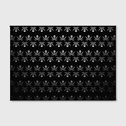 Холст прямоугольный Пиратский pattern, цвет: 3D-принт — фото 2