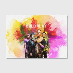 Холст прямоугольный Coldplay, цвет: 3D-принт — фото 2