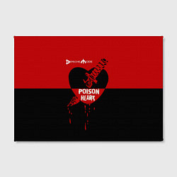 Холст прямоугольный Poison heart, цвет: 3D-принт — фото 2