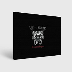 Холст прямоугольный Arch Enemy: Revolution Begins, цвет: 3D-принт