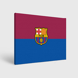 Холст прямоугольный Barcelona FC: Duo Color, цвет: 3D-принт