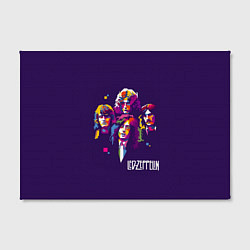 Холст прямоугольный Led Zeppelin: Violet Art, цвет: 3D-принт — фото 2