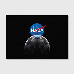 Холст прямоугольный NASA: Moon Rise, цвет: 3D-принт — фото 2