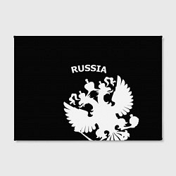 Холст прямоугольный Russia: Black Edition, цвет: 3D-принт — фото 2