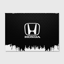 Холст прямоугольный Honda: Black Side, цвет: 3D-принт — фото 2