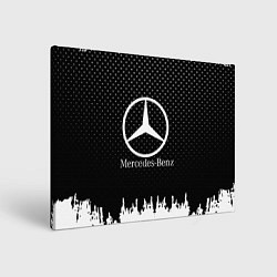 Холст прямоугольный Mercedes-Benz: Black Side, цвет: 3D-принт