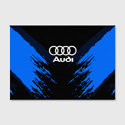 Холст прямоугольный Audi: Blue Anger, цвет: 3D-принт — фото 2