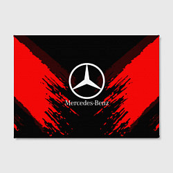 Холст прямоугольный Mercedes-Benz: Red Anger, цвет: 3D-принт — фото 2