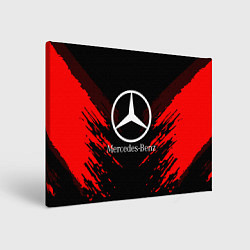 Холст прямоугольный Mercedes-Benz: Red Anger, цвет: 3D-принт