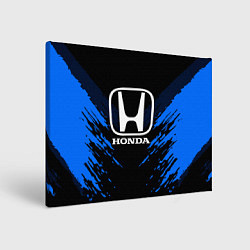 Холст прямоугольный Honda: Blue Anger, цвет: 3D-принт