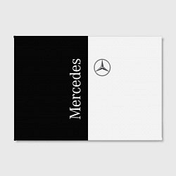 Холст прямоугольный Mercedes B&W, цвет: 3D-принт — фото 2