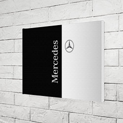 Холст прямоугольный Mercedes B&W, цвет: 3D-принт — фото 2