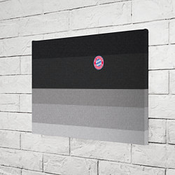 Холст прямоугольный ФК Бавария: Серый стиль, цвет: 3D-принт — фото 2