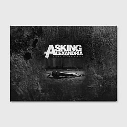 Холст прямоугольный Asking Alexandria: Black Micro, цвет: 3D-принт — фото 2