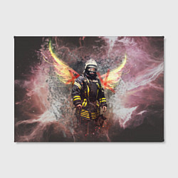 Холст прямоугольный Пожарный ангел цвета 3D-принт — фото 2