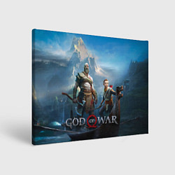 Холст прямоугольный God of War, цвет: 3D-принт