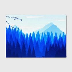 Холст прямоугольный Firewatch: Cold Wood, цвет: 3D-принт — фото 2