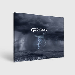 Холст прямоугольный God of War: Storm, цвет: 3D-принт
