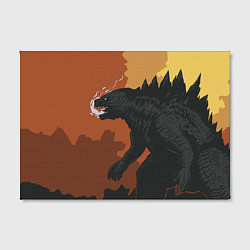 Холст прямоугольный Godzilla: Monster Smoke, цвет: 3D-принт — фото 2