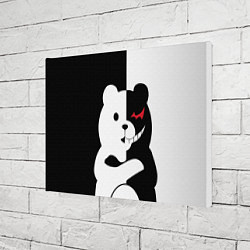 Холст прямоугольный Monokuma Drae, цвет: 3D-принт — фото 2