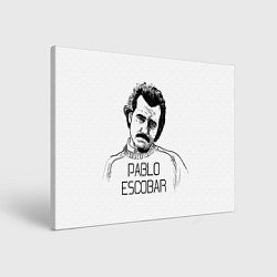 Холст прямоугольный Pablo Escobar, цвет: 3D-принт