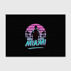 Холст прямоугольный Майами, цвет: 3D-принт — фото 2
