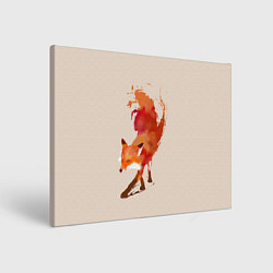 Холст прямоугольный Paint Fox, цвет: 3D-принт