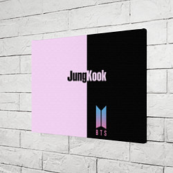 Холст прямоугольный BTS Jung Kook, цвет: 3D-принт — фото 2