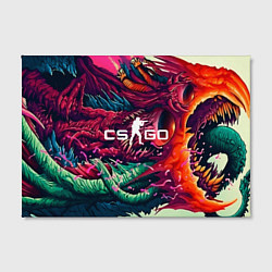 Холст прямоугольный CS:GO Hyper Beast Skin, цвет: 3D-принт — фото 2